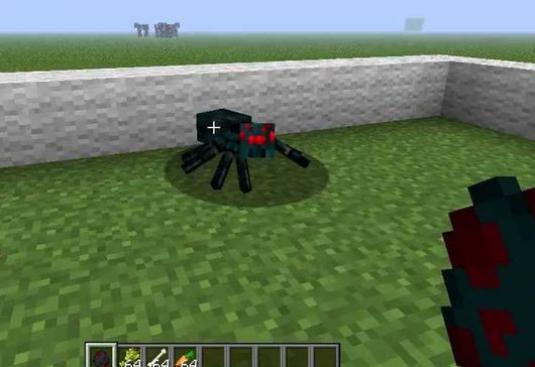 maincraft에서 거미를 길들이는 방법?