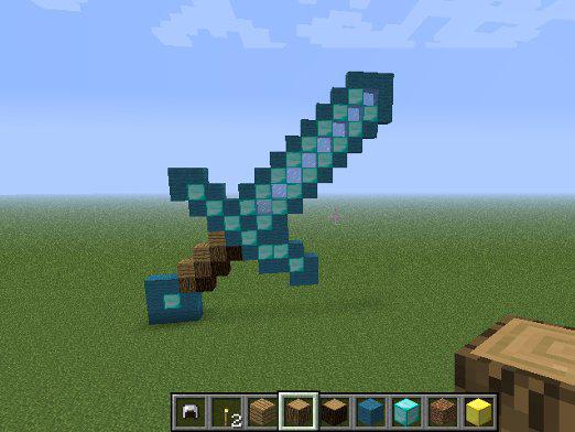 Minecraft에서 칼을 만드는 방법?